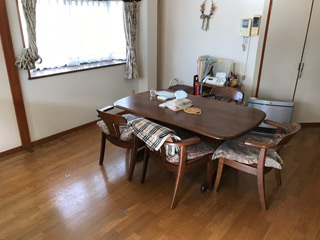 リビングのアフター