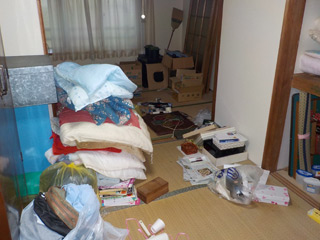 部屋２部屋１のビフォア