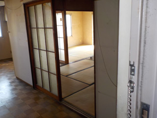 玄関のアフター
