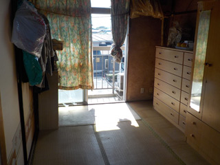 部屋のアフター