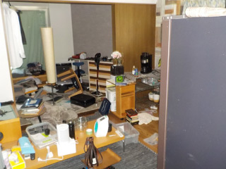 キッチン～部屋２のビフォア