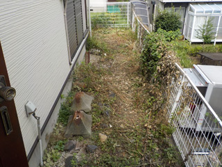 家の外周のアフター