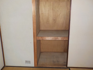 部屋1押入れのアフター