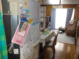 キッチン入り口のビフォア