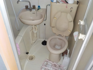 ユニットバスのビフォア