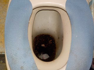 トイレ便器のビフォア