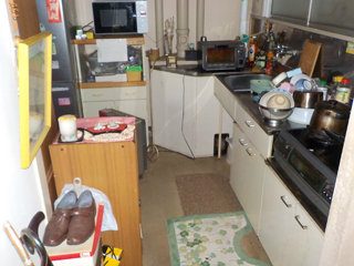 キッチンのビフォア