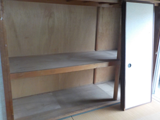 部屋２押入れのアフター