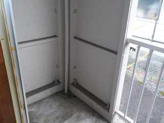 ベランダのアフター