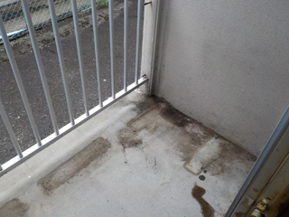 ベランダのアフター