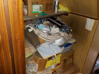 店舗収納のビフォア