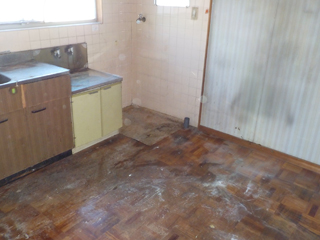 2階キッチンのアフター