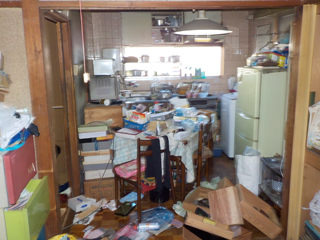 2階キッチンのビフォア