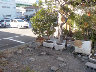 屋外の物置のアフター