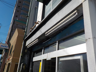 店舗テントのアフター