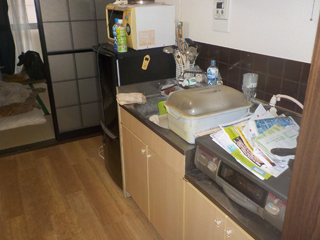 キッチンのビフォア