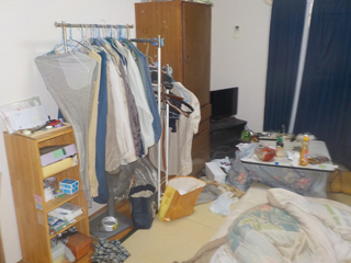 部屋のビフォア