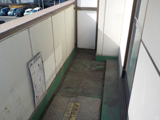 ベランダのアフター