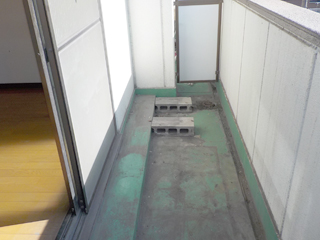 ベランダのアフター