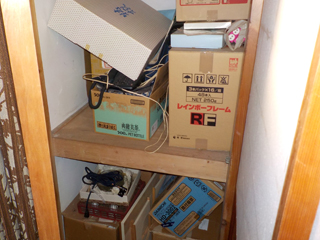 廊下押入のビフォア