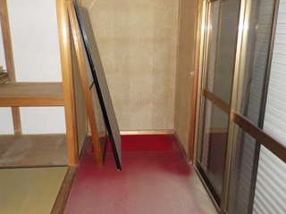 部屋２縁側のアフター