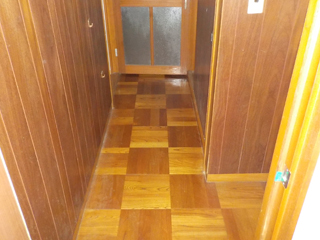 廊下のアフター