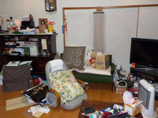 リビングのビフォア