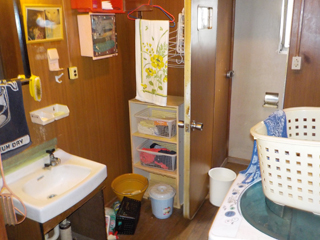 洗面のビフォア