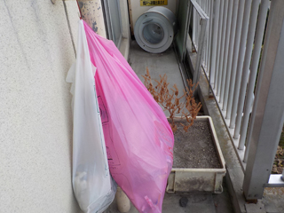 ベランダのビフォア