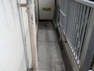 ベランダのアフター