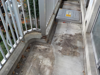 ベランダのアフター