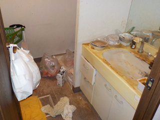 洗面のビフォア