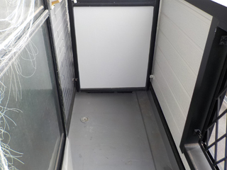 ベランダのアフター