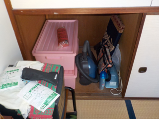 部屋2押入れのビフォア