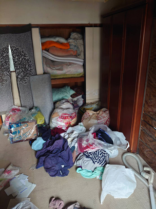 部屋３押入れのビフォア