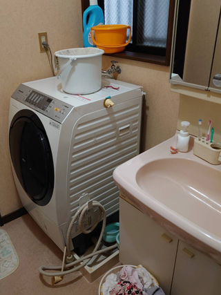 洗面のビフォア