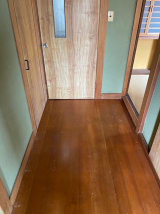 廊下のアフター