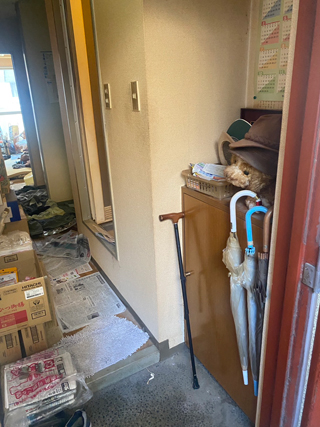 玄関のビフォア