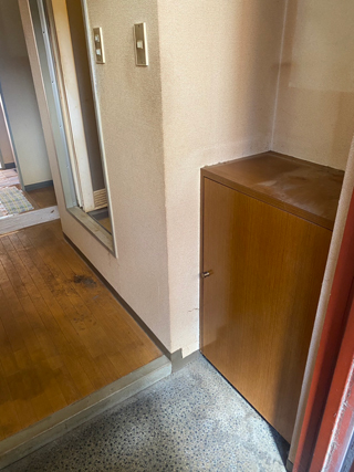 玄関のアフター