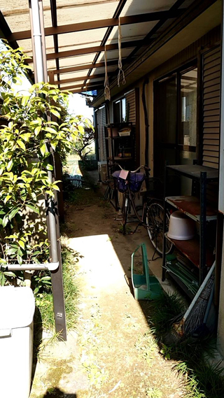 家の外周のビフォア