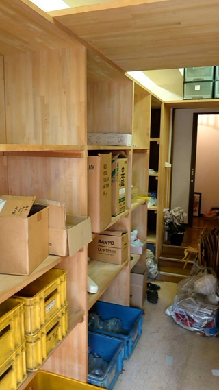 倉庫のアフター