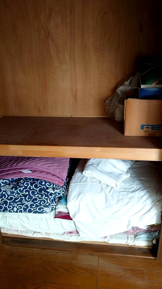 寝室押入れのビフォア