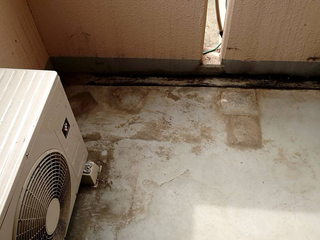 ベランダのアフター