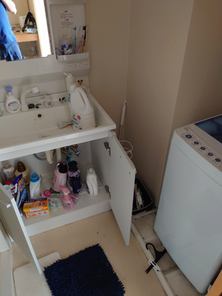 洗面のビフォア