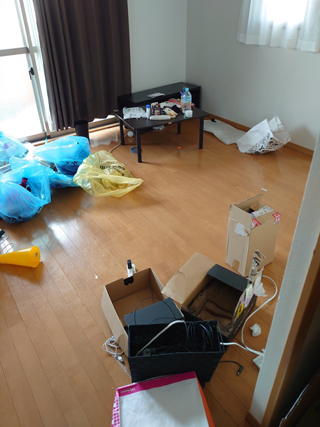 リビングのビフォア