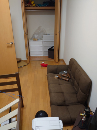 部屋のビフォア