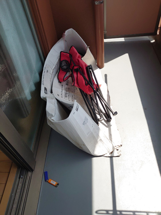 ベランダのビフォア