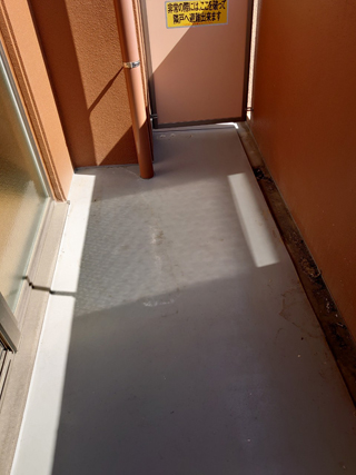 ベランダのアフター