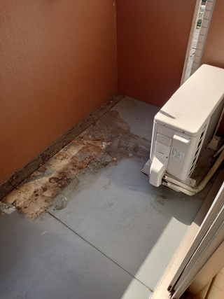 ベランダのアフター