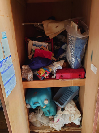 部屋３押入れのビフォア